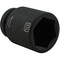 Dynamic 1" Drive Deep Socket, Black Phosphate, Tools 1-7/8" X 1" Drive, 6 Point Deep Length D025560 - alternate 4